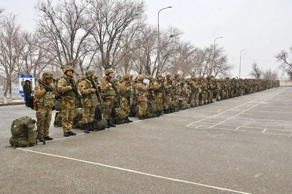 Готовность саперного полка в Жамбылской области Актобе