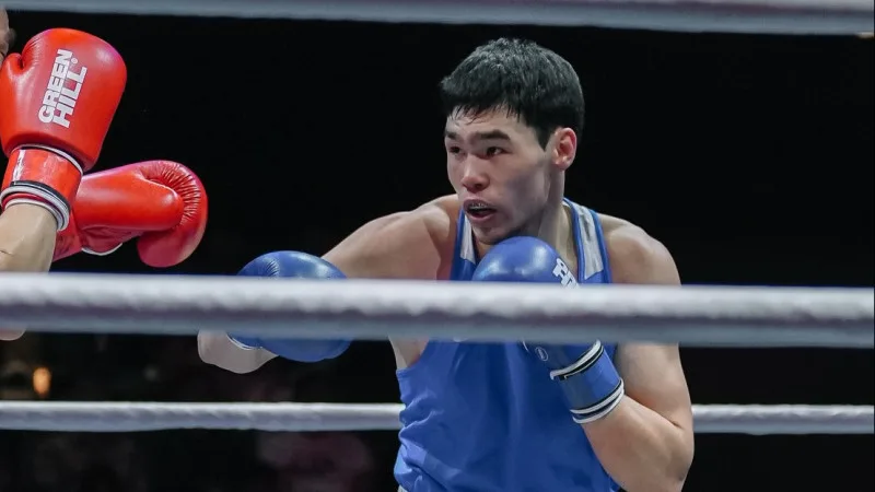 Сабыржан Аккалыков: Казахстанский сокол взмыл к золотым высотам на чемпионате Азии по боксу Актобе