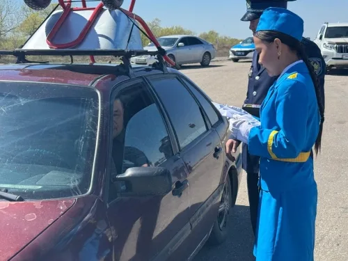 Акция 'Приемная на дороге': поддержка и взаимодействие с населением на трассе Самара - Шымкент Актобе