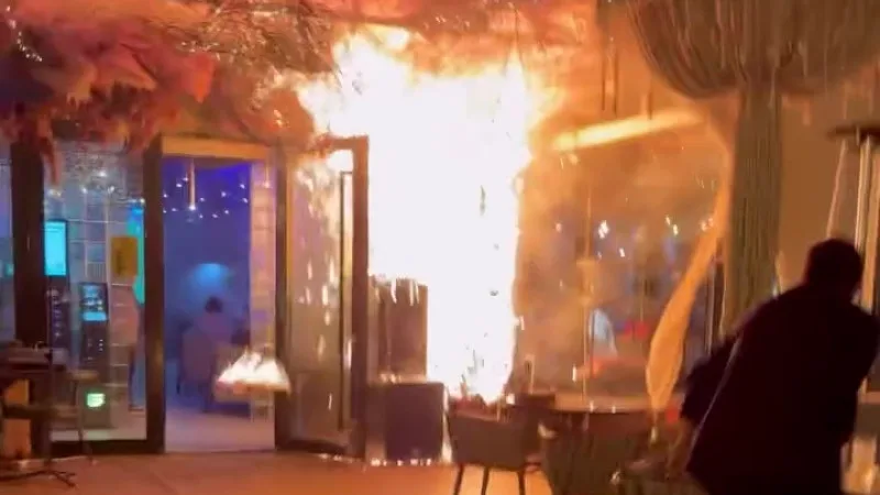 Штраф для алматинского ресторана после инцидента с возгоранием на праздновании дня рождения Актобе