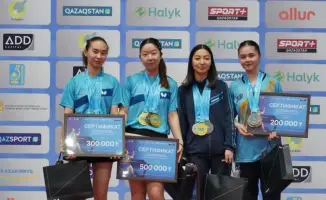 Алматинские спортсмены продемонстрировали отличные результаты на чемпионате Казахстана по настольному теннису