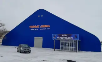 В Торгае открыт новый крытый хоккейный корт