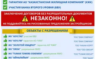 Казахстан: как защитить себя при покупке жилья