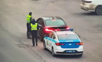 Лихач на BMW задержан в Астане за опасное вождение