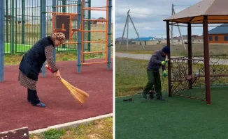 Пенсионеры Актобе: забота о детях через спорт и игры