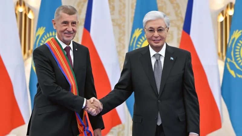 Токаев наградил премьер-министра Чехии орденом 'Достық' І степени, укрепляя международные связи и сотрудничество Актобе