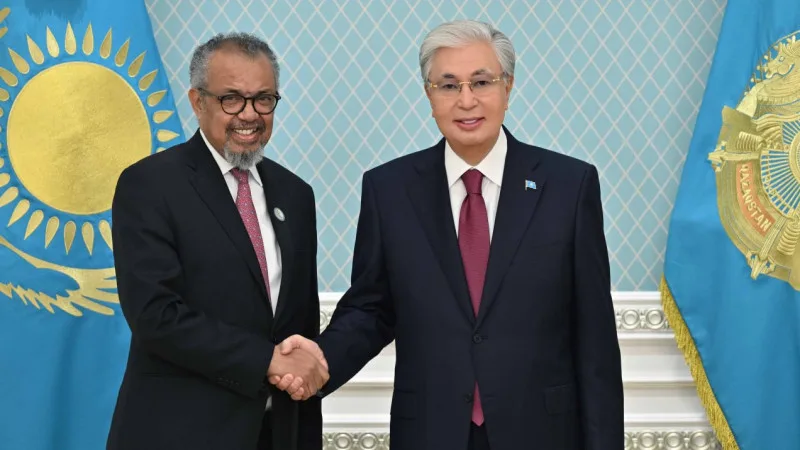 Токаев и глава ВОЗ обсудили важность глобального сотрудничества в области здравоохранения Актобе