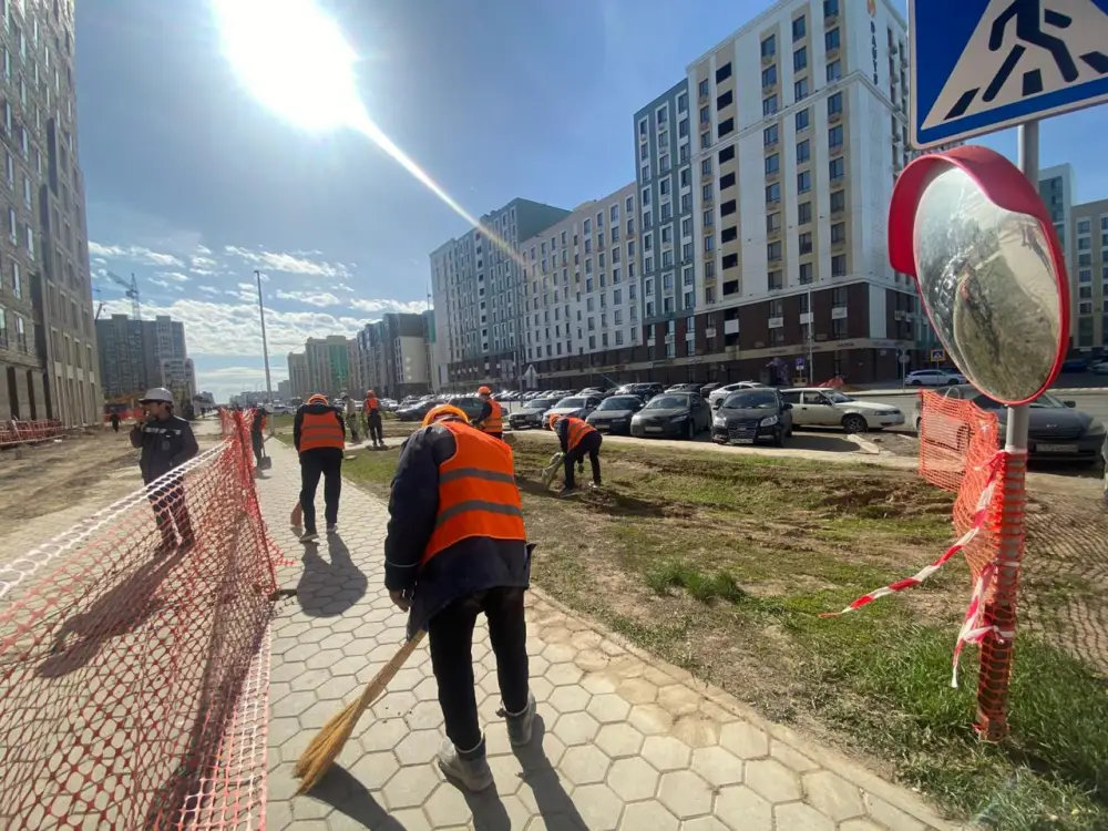 Экоакцию «Таза Қазақстан» продолжают поддерживать свыше 5 тысяч работников стройотрасли (3)