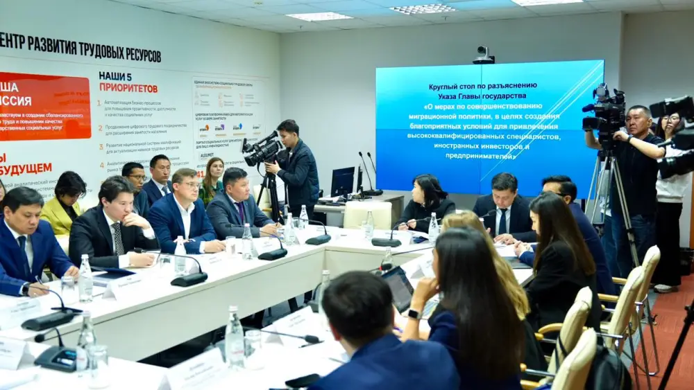 Казахстан запускает «Алтын визу» для привлечения высококвалифицированных кадров на круглом столе с участием экспертов Актобе