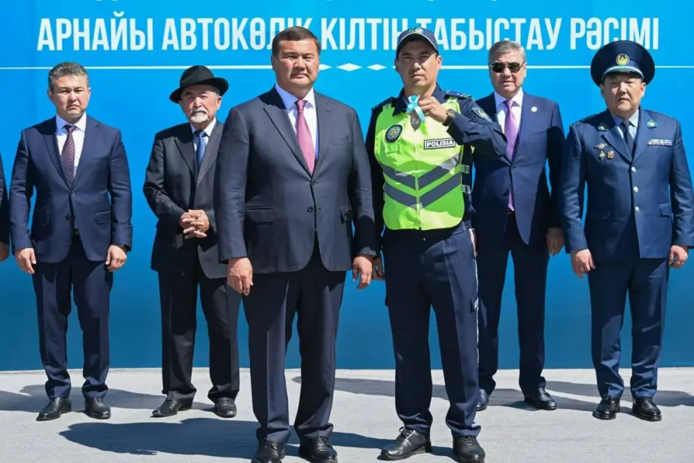 Полицейским выдали новые служебные автомобили в Кызылординской области Актобе