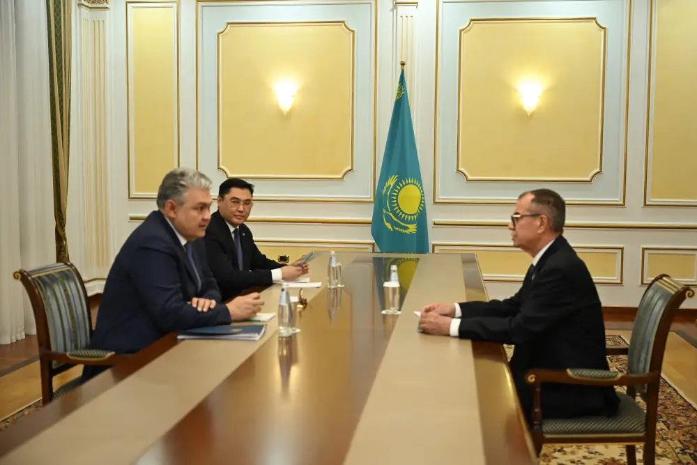 Министр иностранных дел Казахстана принял Посла Палестины Актобе