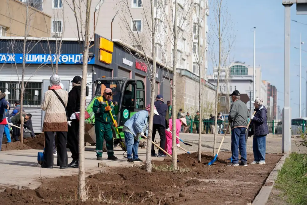 Активные жители столичного района высадили свыше 350 деревьев (6)