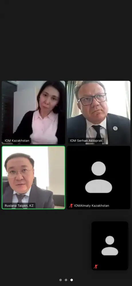Онлайн-встреча по вопросам миграционной политики: акцент на квалифицированной миграции и инновациях в управлении Актобе