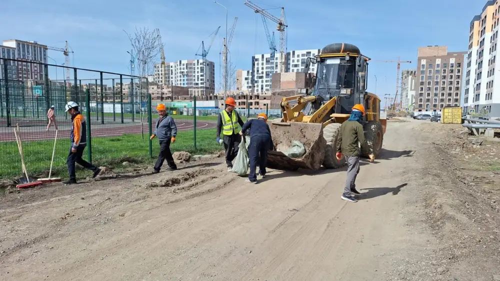 Экоакцию «Таза Қазақстан» продолжают поддерживать свыше 5 тысяч работников стройотрасли (6)