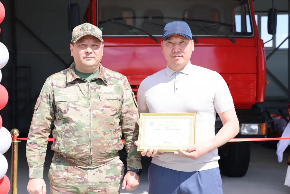 Шикылдак получил новый пожарный пост Актобе