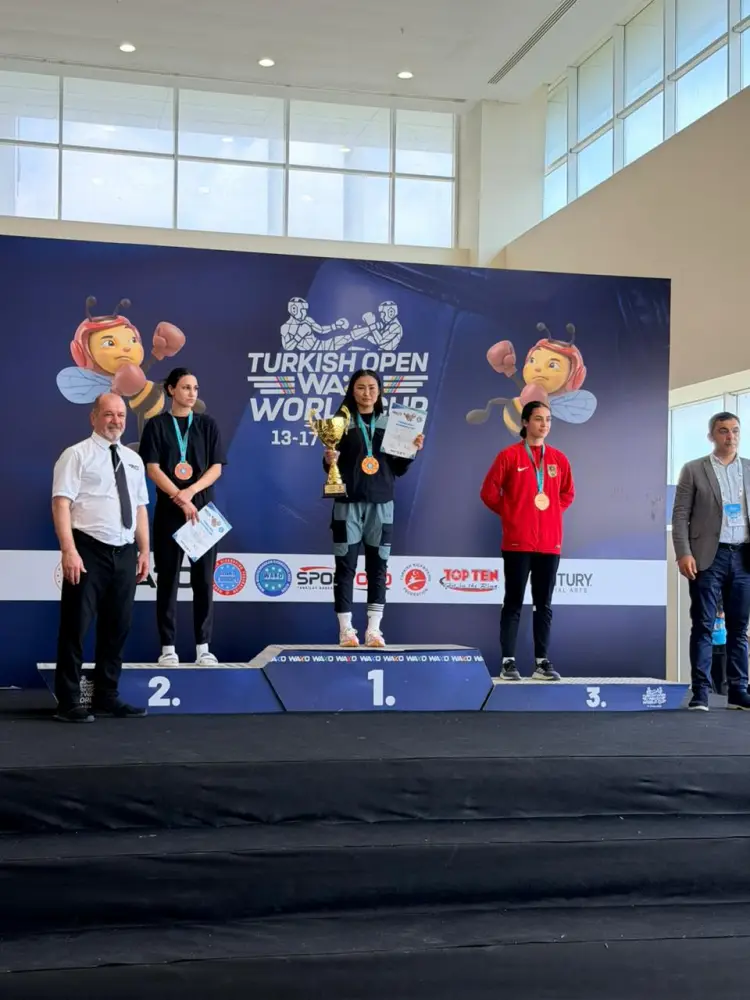 Кикбоксершa из ВКО выиграла золотую медаль на чемпионате мира в Турции Актобе