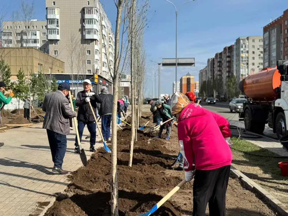 В Астане продолжается масштабная акция «Таза Қазақстан» (8)