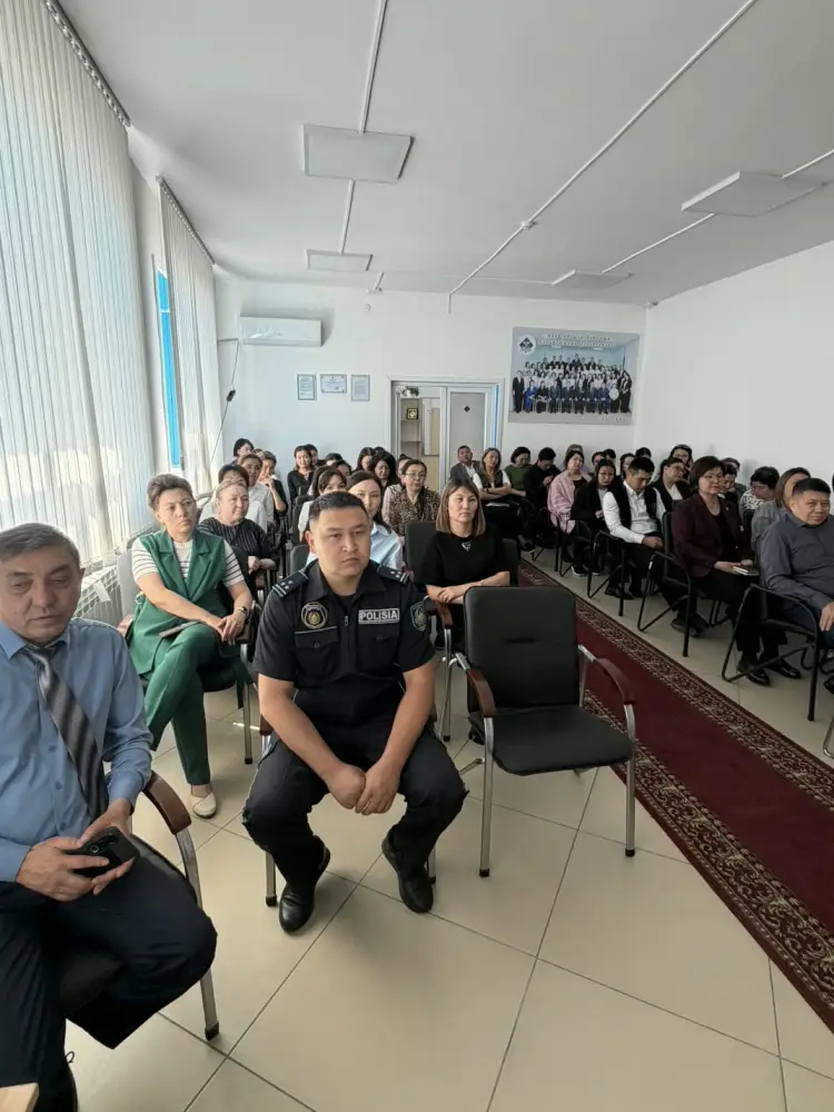 Совместные занятия по безопасности в Абай Актобе