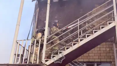 тушение пожара