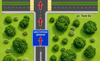 Одностороннее движение Алматы новые участки улицы Уалиханова Жукова