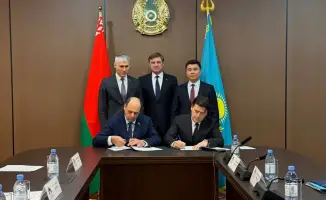 Встреча делегации Беларуси в Казахстане