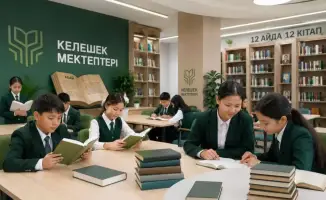 Проект по развитию читательской культуры в школах Казахстана: чтение 12 книг за 12 месяцев