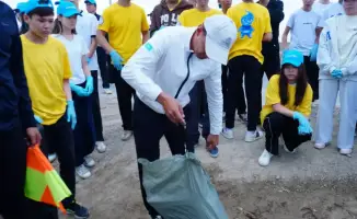 Мусорная река: более 20 тонн отходов убрано во время плоггинга в Кызылординской области