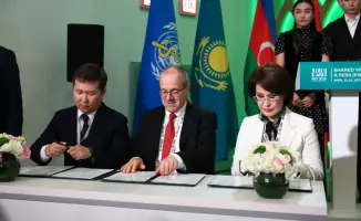 Подписан Меморандум о сотрудничестве между Акиматом Атырауской области, Минздравом РК и ВОЗ/Европа для изучения влияния экологии на здоровье в регионе.