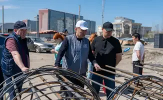 Строительство новой дорожной развязки в Усть-Каменогорске продолжается согласно графику