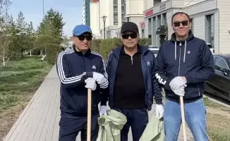Экологическая акция Таза Қазақстан поддержка Комитета промышленной безопасности