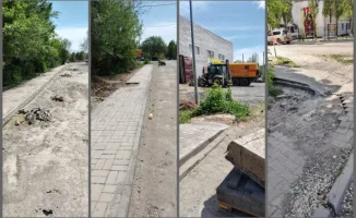 Неправильно уложенный тротуар угрожает безопасности пешеходов и вызывает недовольство жителей