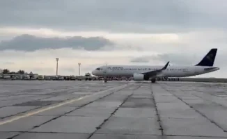 Аварийная посадка самолета Air Astana в Актобе из-за отказа двигателя