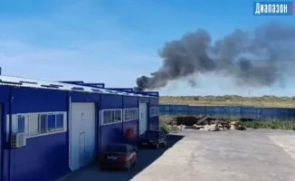 Актобе: Новый мусорный полигон в огне