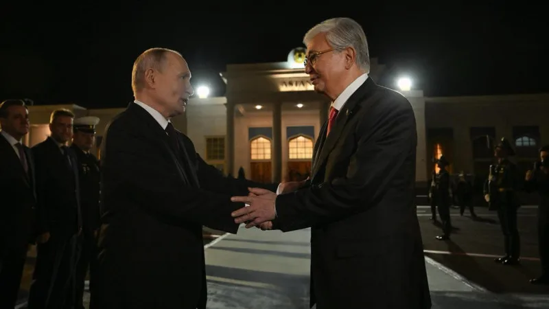 Токаев проводил Путина в аэропорту Астаны: завершился государственный визит президента России Актобе