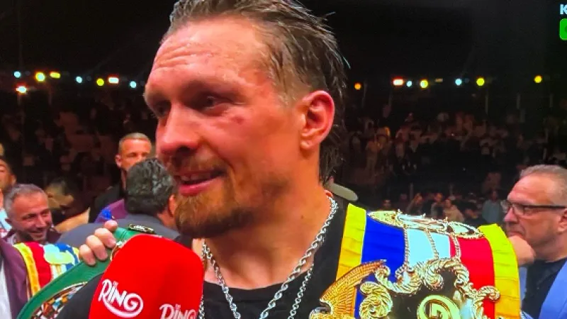 Александр Усик подтвердил титул WBC в тяжелом весе, одержав победу над голландцем Актобе