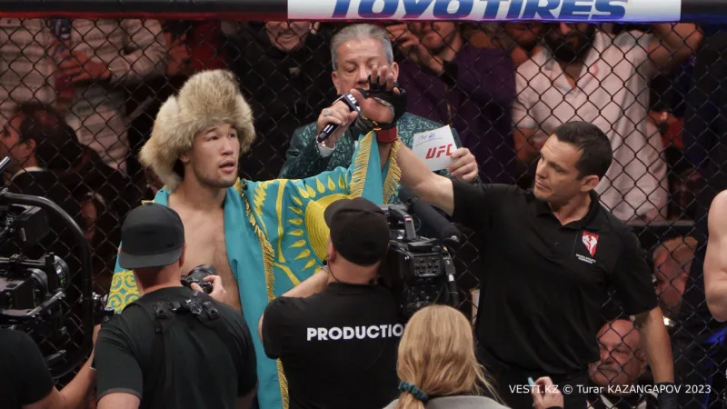 Шавкат Рахмонов в Баку: секундант на турнире UFC Актобе