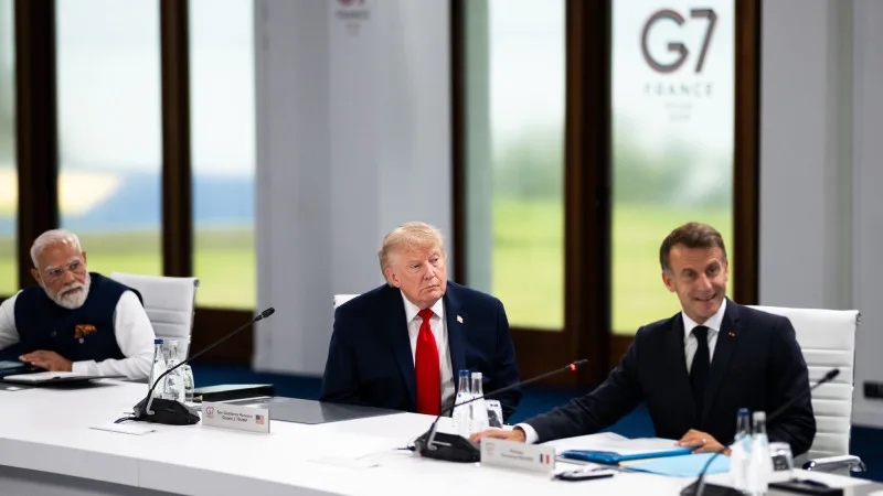 Трамп опоздал на заседание G7 и рассмешил мировых лидеров Актобе