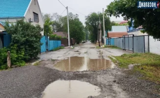 Улица в районе Сазда: Ремонт, который остался в памяти с 80-х годов