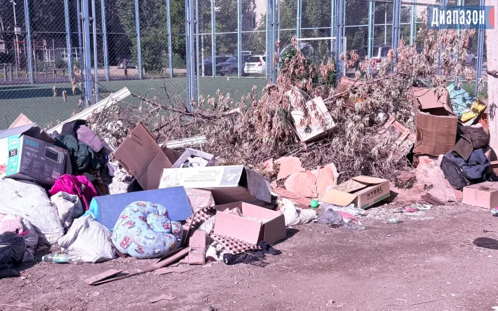 Вывоз строительного мусора и старой мебели во двор Актобе