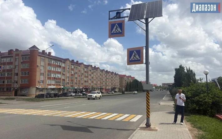 На переходе установят подсветку и датчик движения: безопасность пешеходов повышена Актобе